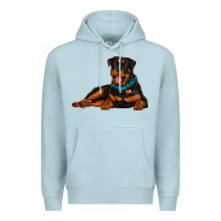 Blue Mist rottweiler Premium Hoodie - Artiststas