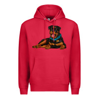 Cardinal rottweiler Premium Hoodie - Artiststas