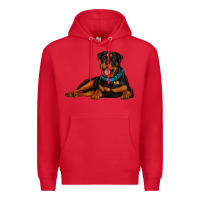 Red rottweiler Premium Hoodie - Artiststas