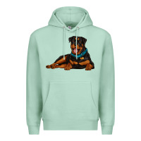 Seafoam rottweiler Premium Hoodie - Artiststas