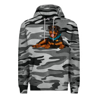 Slate Camo rottweiler Premium Hoodie - Artiststas
