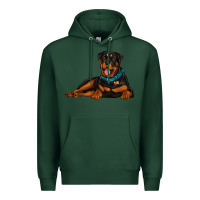 Sports Green rottweiler Premium Hoodie - Artiststas