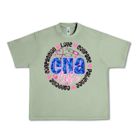 Oil Green CNA Life Urban Heavy Tee - CowhideDigitalArt