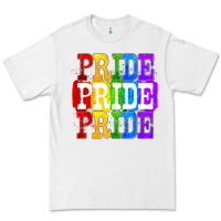 White Pride pride pride Premium Tee - FaDigitalArtStudio