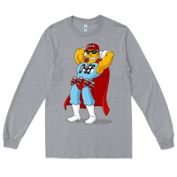 Heather Grey The Simpsons duff beer Long Sleeve Tee - artisFamous