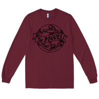 Burgundy the pogues Long Sleeve Tee - artisFamous