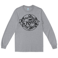 Heather Grey the pogues Long Sleeve Tee - artisFamous