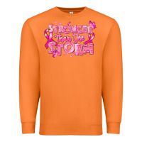 Carrot stronger than the storm breast cancer Premium Sweatshirt - RanaPortraitStore