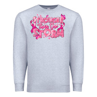 Heather Grey stronger than the storm breast cancer Premium Sweatshirt - RanaPortraitStore