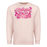 Stronger Than The Storm Breast Cancer Premium Sweatshirt | Teevron
