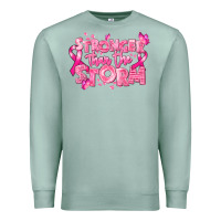 Seafoam stronger than the storm breast cancer Premium Sweatshirt - RanaPortraitStore