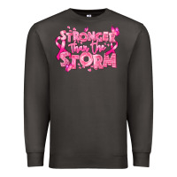 Smoke stronger than the storm breast cancer Premium Sweatshirt - RanaPortraitStore