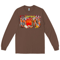 Chestnut basketball mama Long Sleeve Tee - CowhideDigitalArt