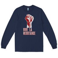 Navy Stephanie Miller Show Long Sleeve Tee - artisFamous