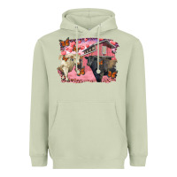 Matcha Valentine's day barn and black angus with charolais Heavyweight Hoodie - RanaPortraitStore