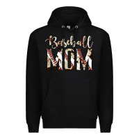 Black baseball mom Premium Hoodie - Jasminsmagicworld