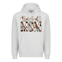 Dove Grey baseball mom Premium Hoodie - Jasminsmagicworld