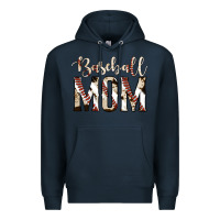 Navy baseball mom Premium Hoodie - Jasminsmagicworld