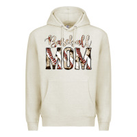 Oatmeal Heather baseball mom Premium Hoodie - Jasminsmagicworld