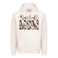 Pale Pink baseball mom Premium Hoodie - Jasminsmagicworld