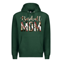 Sports Green baseball mom Premium Hoodie - Jasminsmagicworld