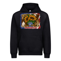 Black Patriotic Sunflower God Bless America Urban Hoodie - Jasminsmagicworld