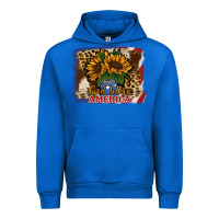Cobalt Patriotic Sunflower God Bless America Urban Hoodie - Jasminsmagicworld