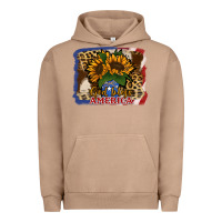 Pigment Burro Patriotic Sunflower God Bless America Urban Hoodie - Jasminsmagicworld