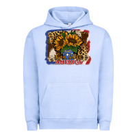 Pigment Grape Ice Patriotic Sunflower God Bless America Urban Hoodie - Jasminsmagicworld