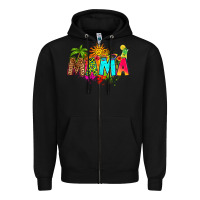 Black summer mama Zipper Hoodie - RanaPortraitStore