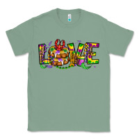 Sage mardi gras love Classic Tee - OliviaCreatesArt