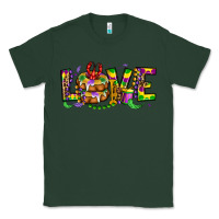Sports Green mardi gras love Classic Tee - OliviaCreatesArt