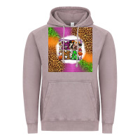 Vintage Zinc halloween cow mama Vintage Hoodie - LillyAllenDesigns