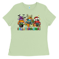 Matcha hallothanksmas trucks Ladies Tee - FaDigitalArtStudio
