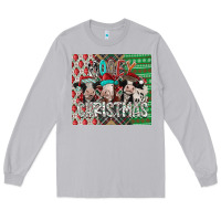 Moon Dust mooey Christmas Long Sleeve Tee - CowhideDigitalArt