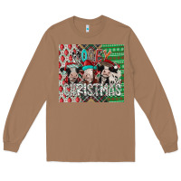 Toasted Coconut mooey Christmas Long Sleeve Tee - CowhideDigitalArt