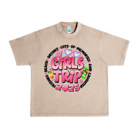 French Oak Grils Trip 2025 Urban Heavy Tee - CowhideDigitalArt