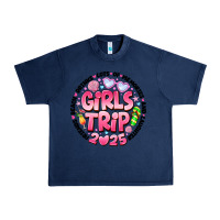Navy Grils Trip 2025 Urban Heavy Tee - CowhideDigitalArt