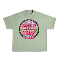 Oil Green Grils Trip 2025 Urban Heavy Tee - CowhideDigitalArt
