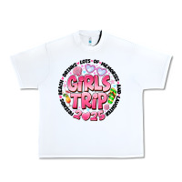 White Grils Trip 2025 Urban Heavy Tee - CowhideDigitalArt