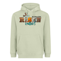 Matcha he is risen indeed matthew 28 6 jesus christ easter Heavyweight Hoodie - Jasminsmagicworld