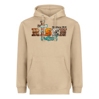 Mushroom he is risen indeed matthew 28 6 jesus christ easter Heavyweight Hoodie - Jasminsmagicworld