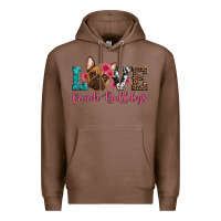 Chestnut love french bulldogs Premium Hoodie - Artiststas