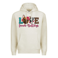 Oatmeal Heather love french bulldogs Premium Hoodie - Artiststas