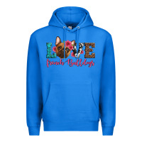 True Royal love french bulldogs Premium Hoodie - Artiststas