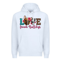 White love french bulldogs Premium Hoodie - Artiststas