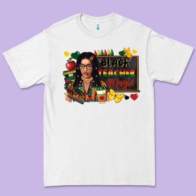 Juneteenth Black Teacher Magic Premium Tee Designed By Fadigitalartstudio