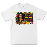 White Juneteenth black teacher magic Premium Tee - FaDigitalArtStudio