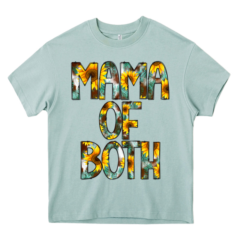 Mama Of Both Heavy Core Tee by CowCowDesign | Teevron