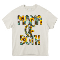Cream Mama of Both Heavy Core Tee - CowCowDesign